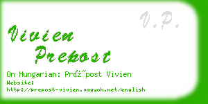 vivien prepost business card